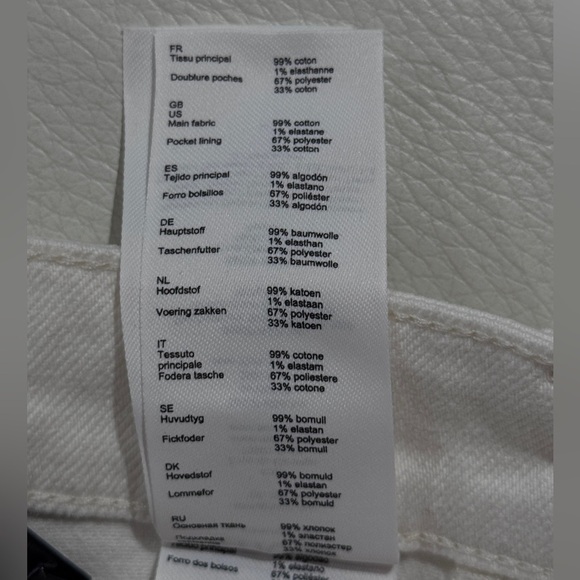 NWT MAJE Cotton Pants In Ecru Sz. 36 - Picture 6 of 12